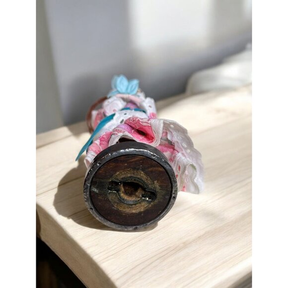 Bobbin Doll On Wooden/Metal Spindle Spool Vintage 1970's - Picture 11 of 11